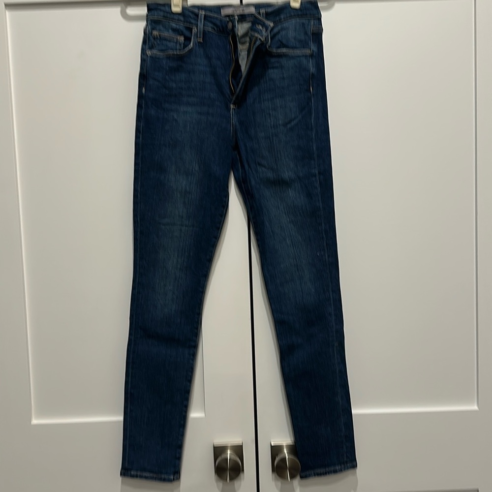 Joes Jeans Blue Dark Wash High Rise Skinny Cotton Jeans Size 29